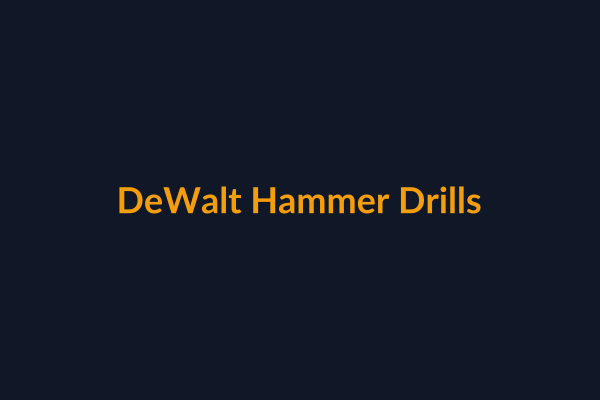 DeWalt Hammer Drills available at Raguveer Electric Talala